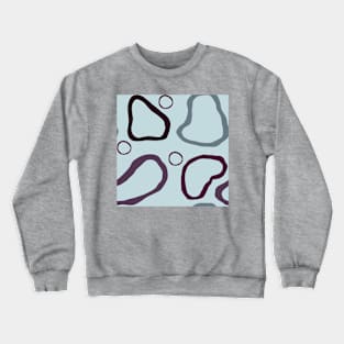 Ocean Abstract Shapes Crewneck Sweatshirt